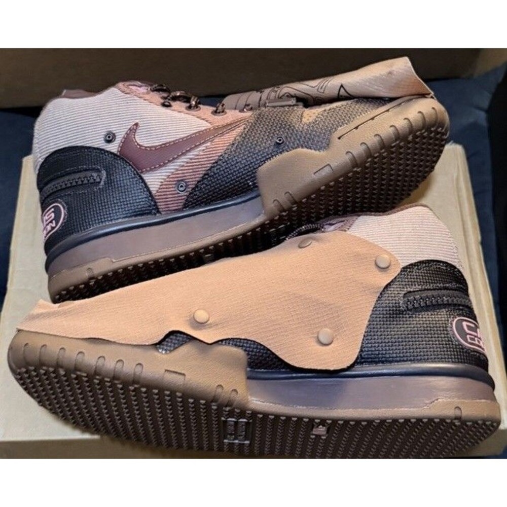 NEW NIKE CACTUS AIR TRAINER 1 CJ SNEAKERS SIZE 4 DR7515 200 CHOCOLATE/RUST PINK